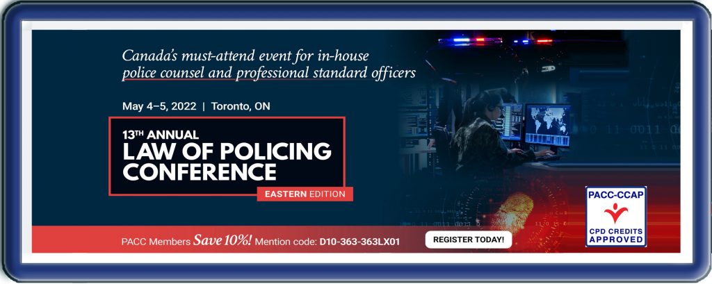 Law of Policing Conference, Eastern Edition 2022